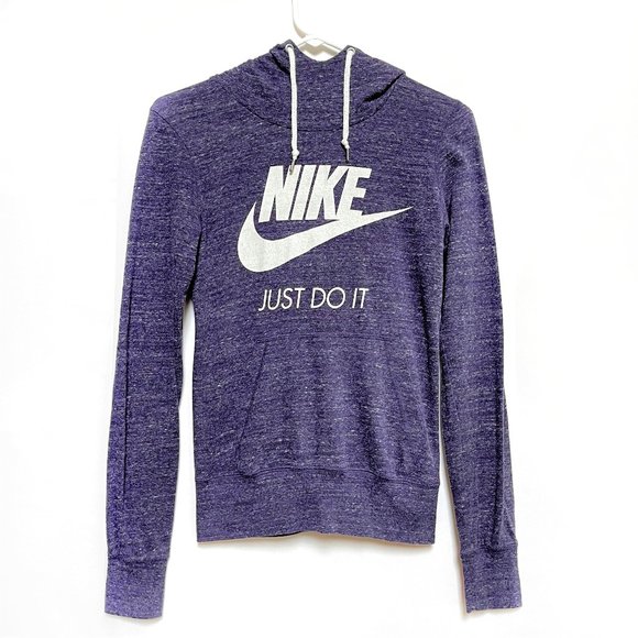 Nike Tops - 🔺SOLD🔺 NIKE Purple Logo Hoodie